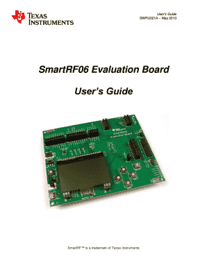 Appfolio training manual pdf - SmartRF06 Evaluation Board User's Guide (Rev ... - Texas Instruments