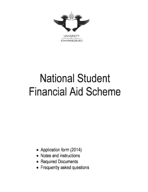 NSFAS Loan Application Form