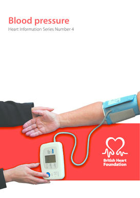 Bp reading chart - British Heart Foundation Information Leaflet 4 - Blood Pressure - bolton ac