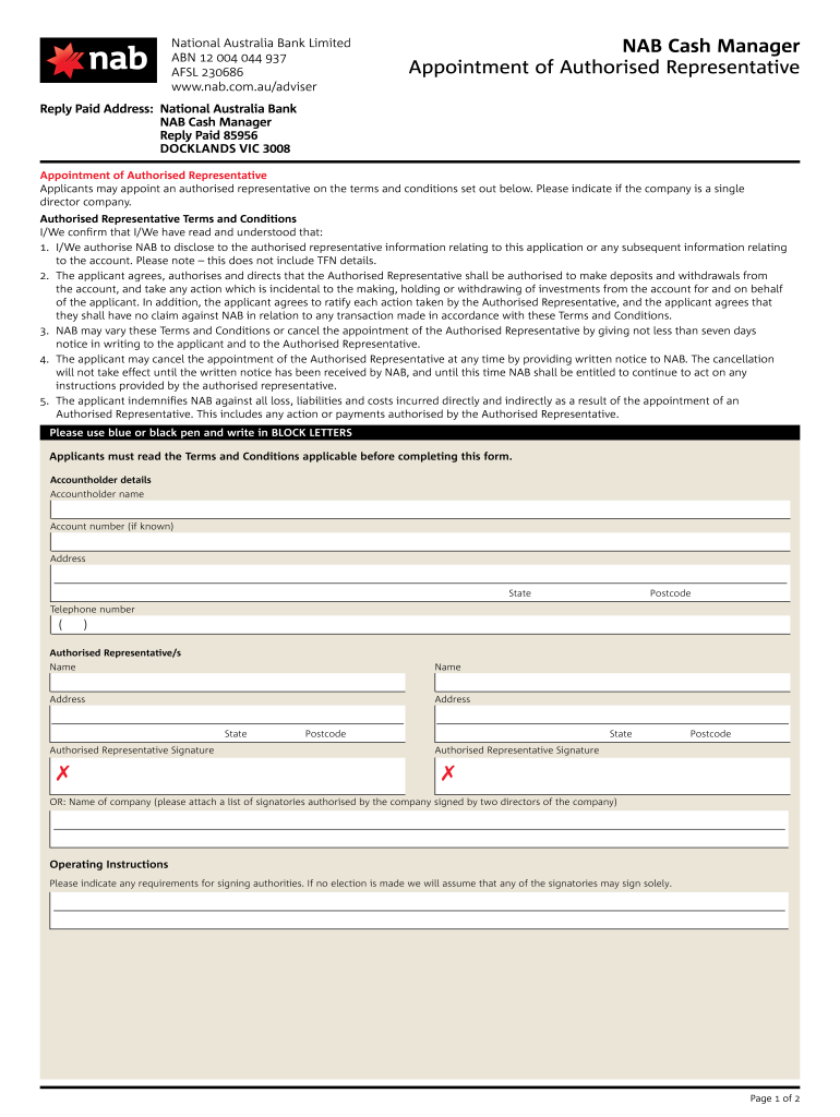 nab bank statement template Preview on Page 1.