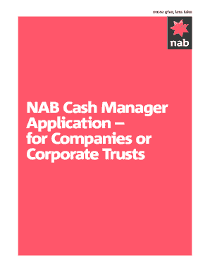 NAB Cash Manager Application