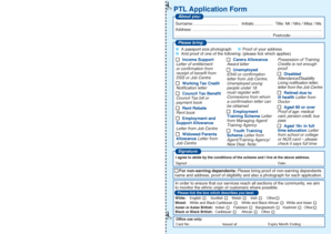 Passport to Leisure Application Form