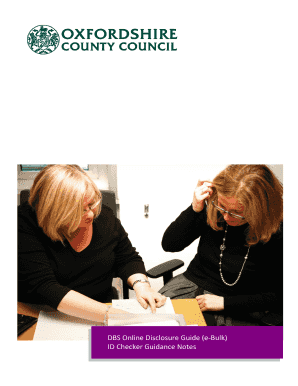 Fillable Online ID Checker Guidance Notes Fax Email Print - pdfFiller