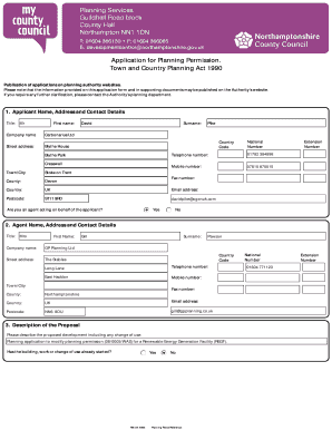 UK Planning Permission Application