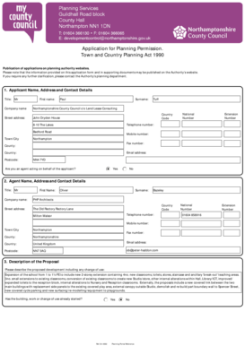 UK Planning Permission Application