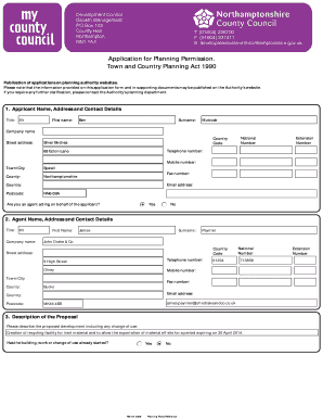 UK Planning Permission Application