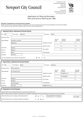 UK Planning Permission Application
