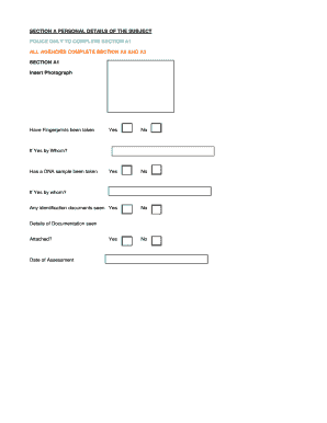 UK Trafficking Assessment Form