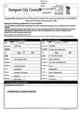 Householder Application for Planning Permission