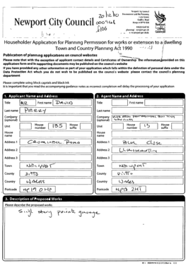 Householder Application for Planning Permission