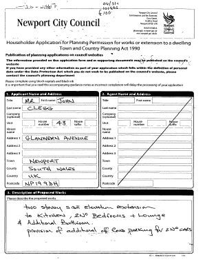 Householder Application for Planning Permission