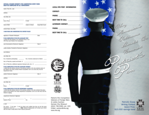 Patriot’s Pen Competition Entry Form