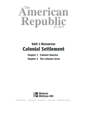 Unit 2 Resources The American Republic To 1877 - Oklahoma Edition