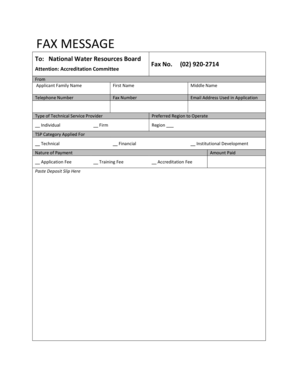 Form 30 a - Prescribed fax form - www7 denr gov