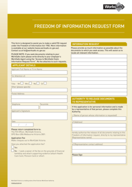 Freedom of Information Request Form