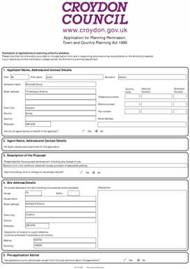 UK Planning Permission Application