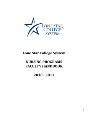 FACULTY HANDBOOK - Lone Star College System - lonestar