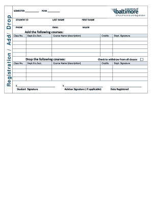 Student Registration Form