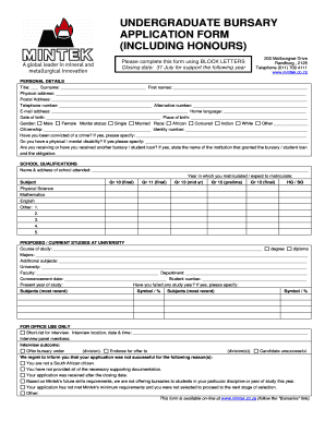 Word template letter from santa - mintek bursary application form 2016