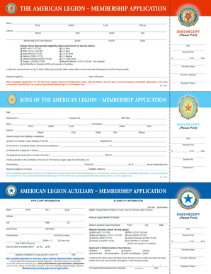 American Legion Membership Application