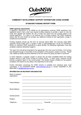 Download a Project Report template - parracity nsw gov