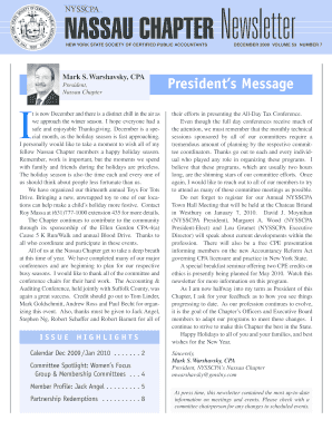 New York State CPA Tax Conference Registration Form