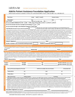 AbbVie Patient Assistance Application