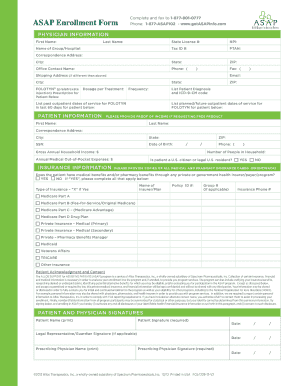 ASAP Enrollment Form