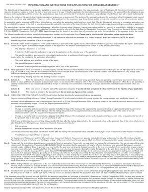 California Property Assessment Appeal Application