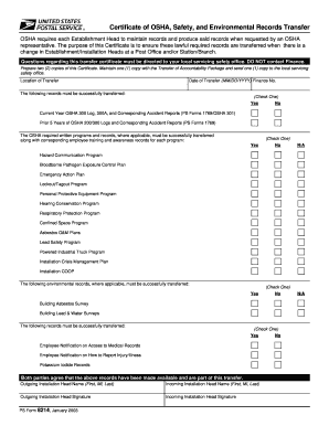 ps form 8214