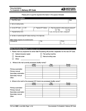 Documentation To Establish A Delivery ZIP Code - NALC Branch 78 - nalc-branch78