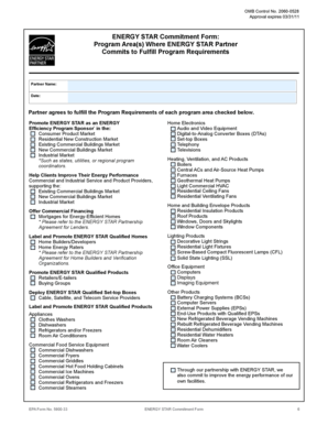 ENERGY STAR Commitment Form