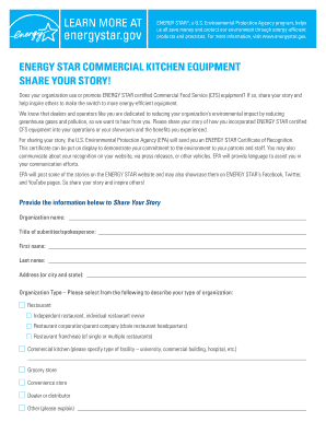ENERGY STAR Commercial Kitchen Equipment Story Submission