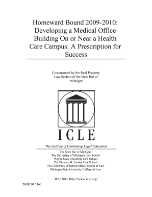 Homeward Bound 2009-2010: Developing a Medical Office Building