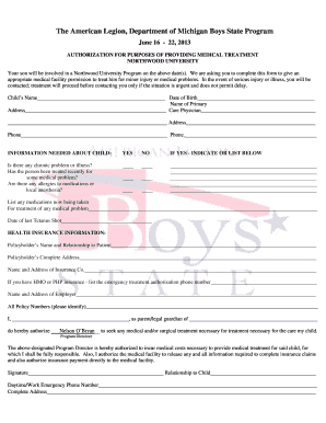 Registration Form - Michigan Boys State - michiganlegion