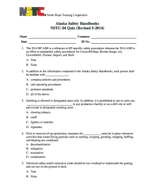 Revised 5-2014 - North Slope Training Cooperative - APICC - nstc apicc