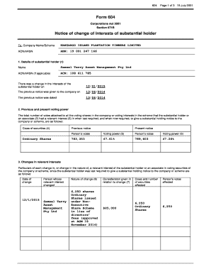 editable asic form 205 pdf forms and document templates online form 604