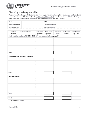 Investment property analysis tool - Division of Biology / Fachbereich Biologie