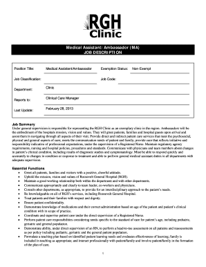 MEDICAL ASSISTANT JOB DESCRIPTION PDF visual data 3