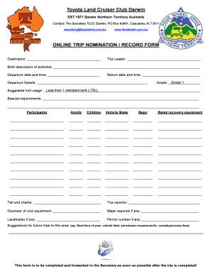 editable trip sheets online fill print download online forms