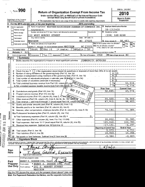 WESTERN ROCKINGHAM CHAMBER OF COMMERCE INC