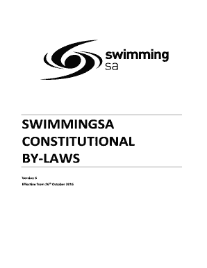 Constitutional By-Laws - Swimming SA - Swimming Australia - sa swimming org