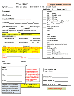 Bldg Permit Building Permit Application R1 R2 R2A