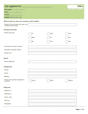 Form preview