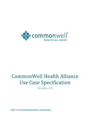 CommonWell Health Alliance Use Case Specification - commonwellalliance