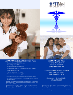 Optimed Standard Brochure BPv1.26-Std 12-10-09