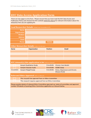 Progress report example - Data Access and Publication Policy Version 20 updated December 2012 - kvc org