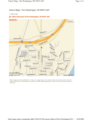 Maps - Port Washington, WI 53074-1047