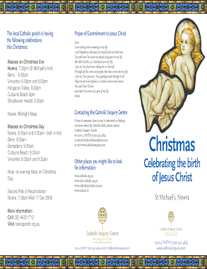 The local Catholic parish is having Prayer of Commitment - nowraparish org