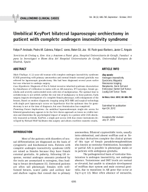 Umbilical KeyPort bilateral laparoscopic orchiectomy in